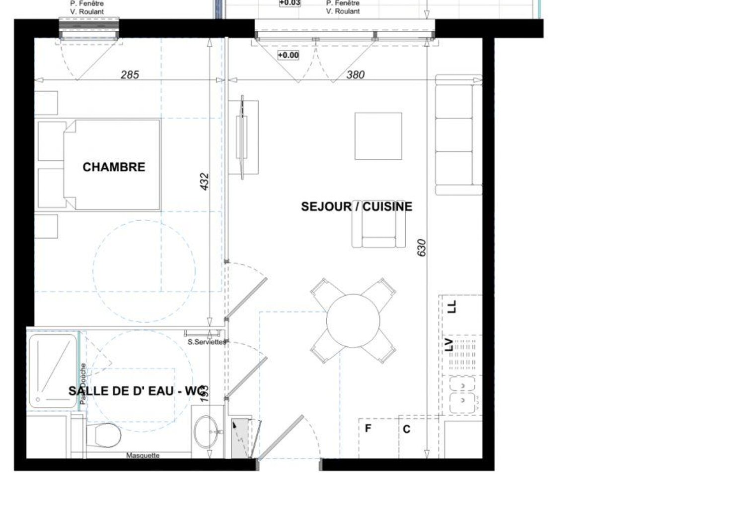 Vente Appartement 2 pièces — photo 1