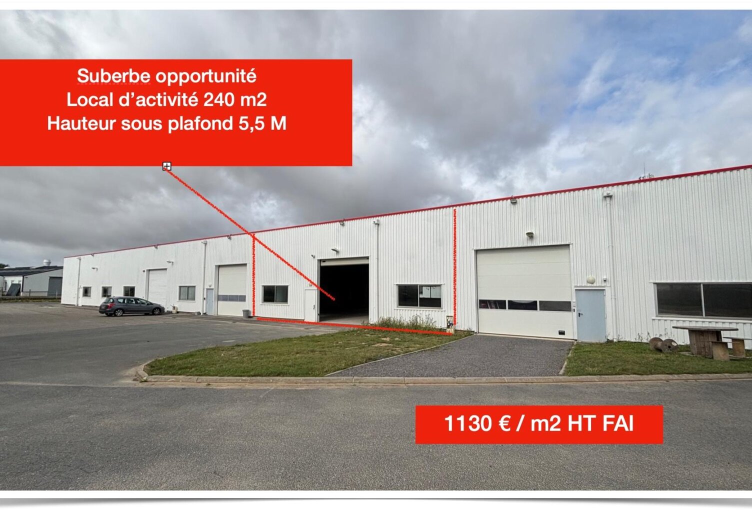 Locaux d'activité Douvres la Délivrande 239 m2 — photo 1