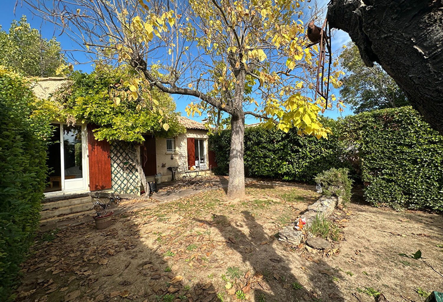 Vente Puyricard, maison de plain-pied de type 4, de 82 m2, jardin 260 m2 — photo 1