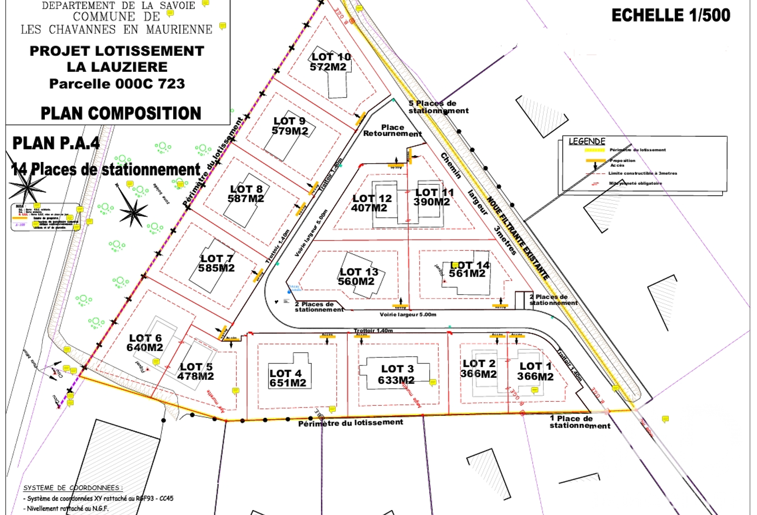 Vente Terrain à bâtir 407 m&sup2; — photo 1
