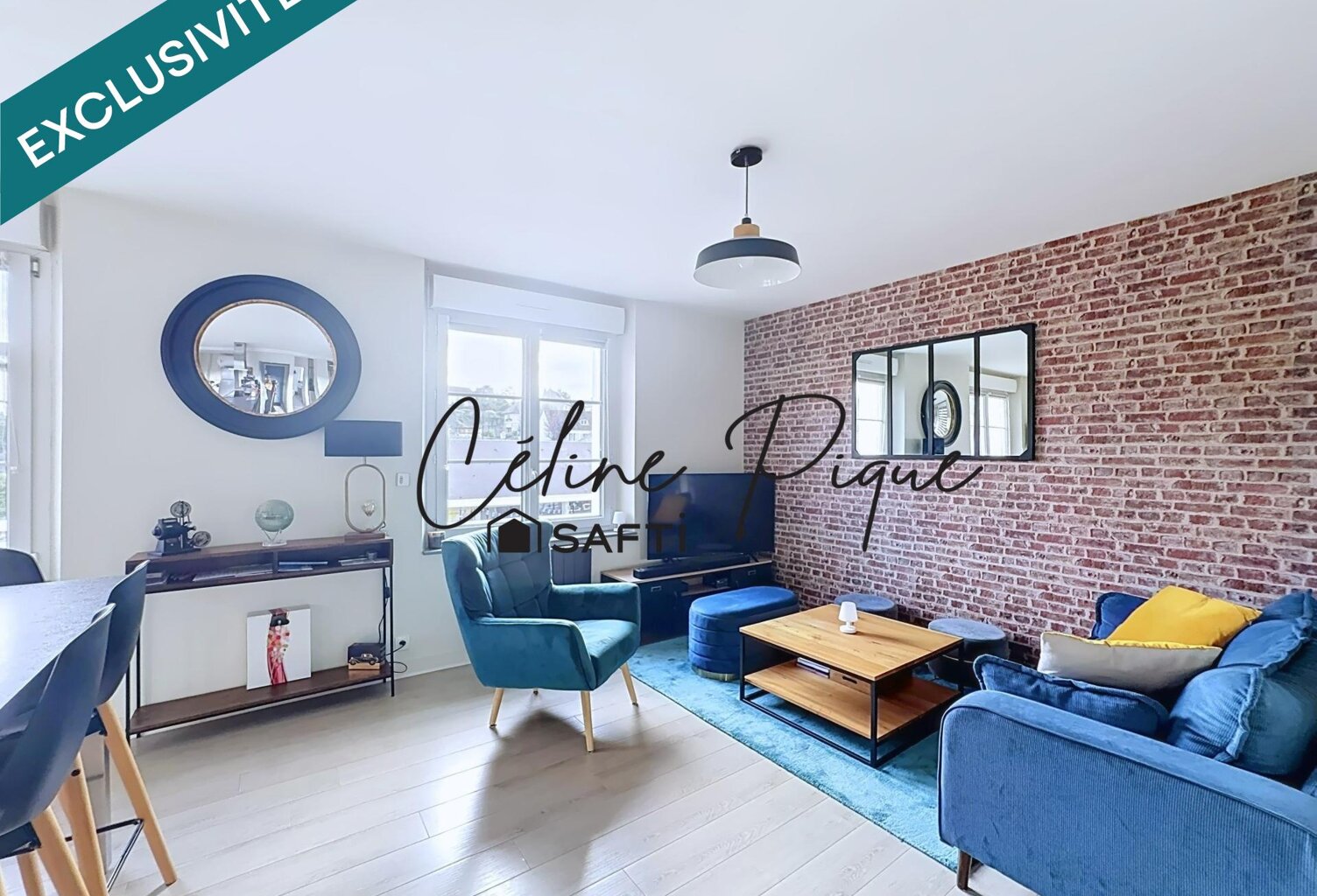 À VENDRE  APPARTEMENT 3 PIÈCES DE PLUS DE 56 M²  BRETTEVILLE-SUR-LAIZE — photo 1