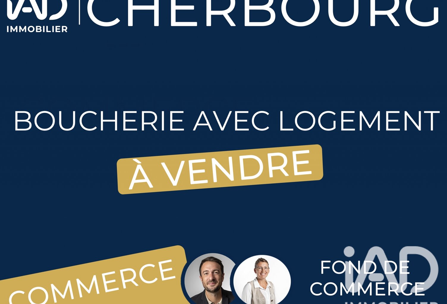 Vente Boucherie, Charcuterie 476 m&sup2; — photo 1