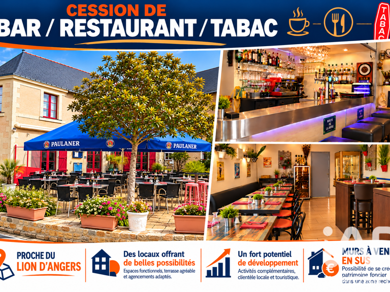 Vente Bar, Brasserie, Tabac 110 m&sup2; — photo 1