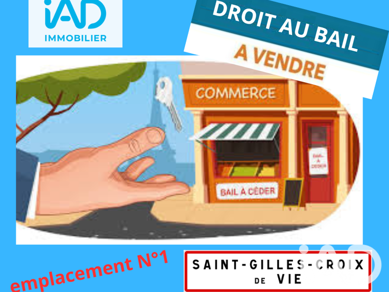 Vente Local commercial 70 m&sup2; — photo 1