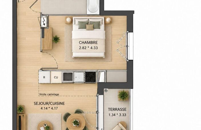Vente Appartement 2 pièces — photo 5