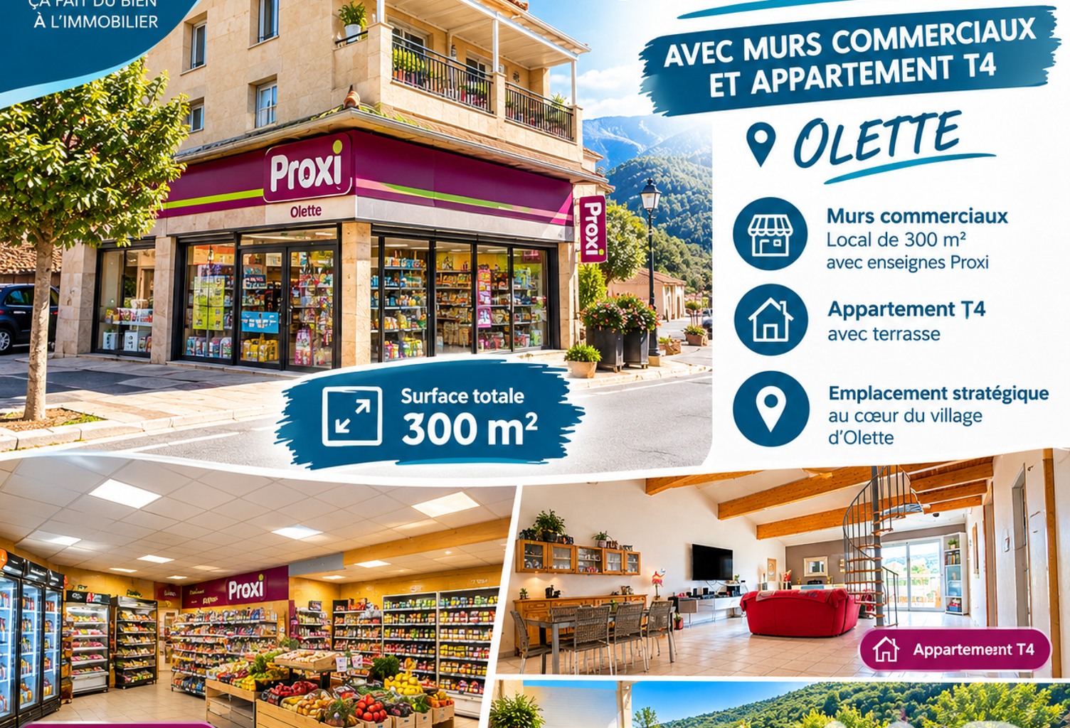 Vente Boutique/Local commercial 300 m&sup2; — photo 1