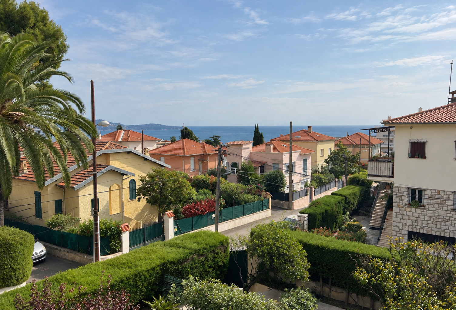 NICE OUEST Napoléon III / Bosquets / Californie / Carras : 3 pièces 75m2 VIDE Terrasse Vue Mer Commodités Ecol — photo 1