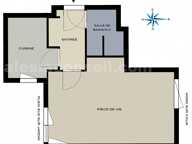 ALÉSIA STUDIO 33 m² CALME et CLAIR — photo 2