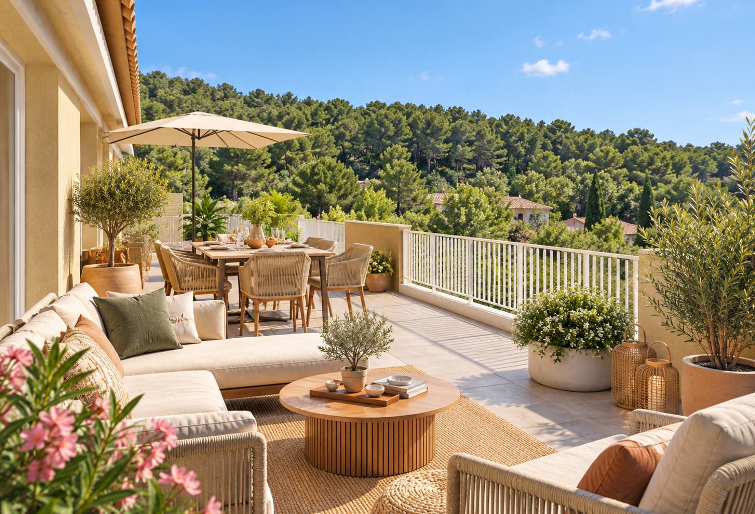 T3 DE 60M² EN DERNIER ETAGE PROCHE THOLONET — photo 1