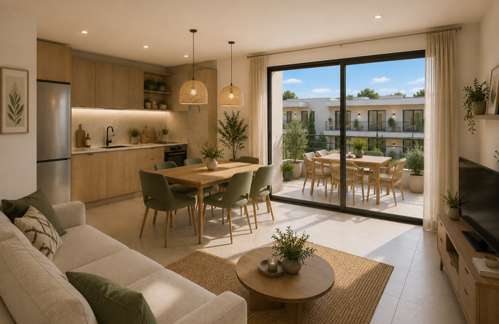 FURIANI - LIVRE - DERNIER ETAGE - 4P DE 85M² AVEC EXTERIEUR  — photo 2