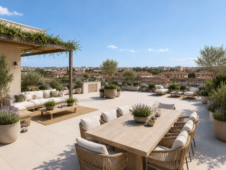 BIEN D'EXCEPTION - 5P DE 110M² EN DERNIER ETAGE AVEC TERRASSE DE 160M² — photo 1