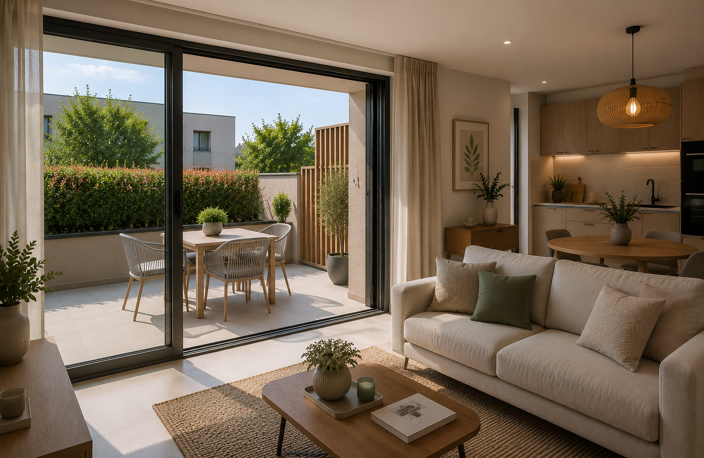Entre Vitrolles et Les Pennes-Mirabeau T2 BALCON ET STATIONNEMENT — photo 2