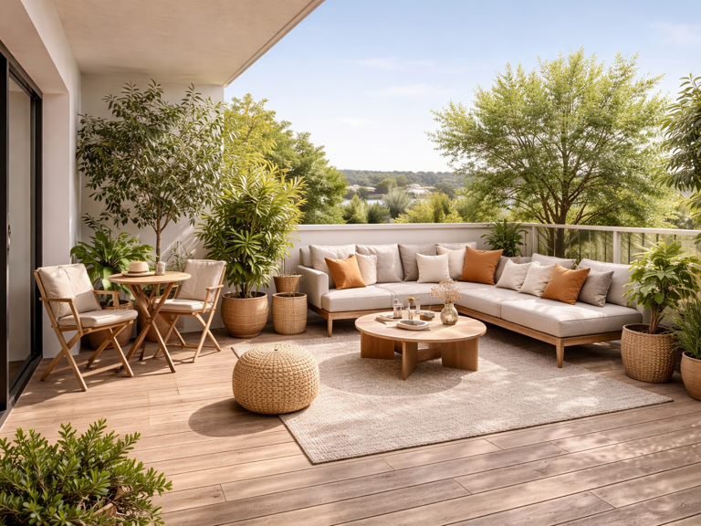 ETONNANT T3 DE 60m² AVEC TERRASSE DE 15m² ET PARKINGS — photo 1