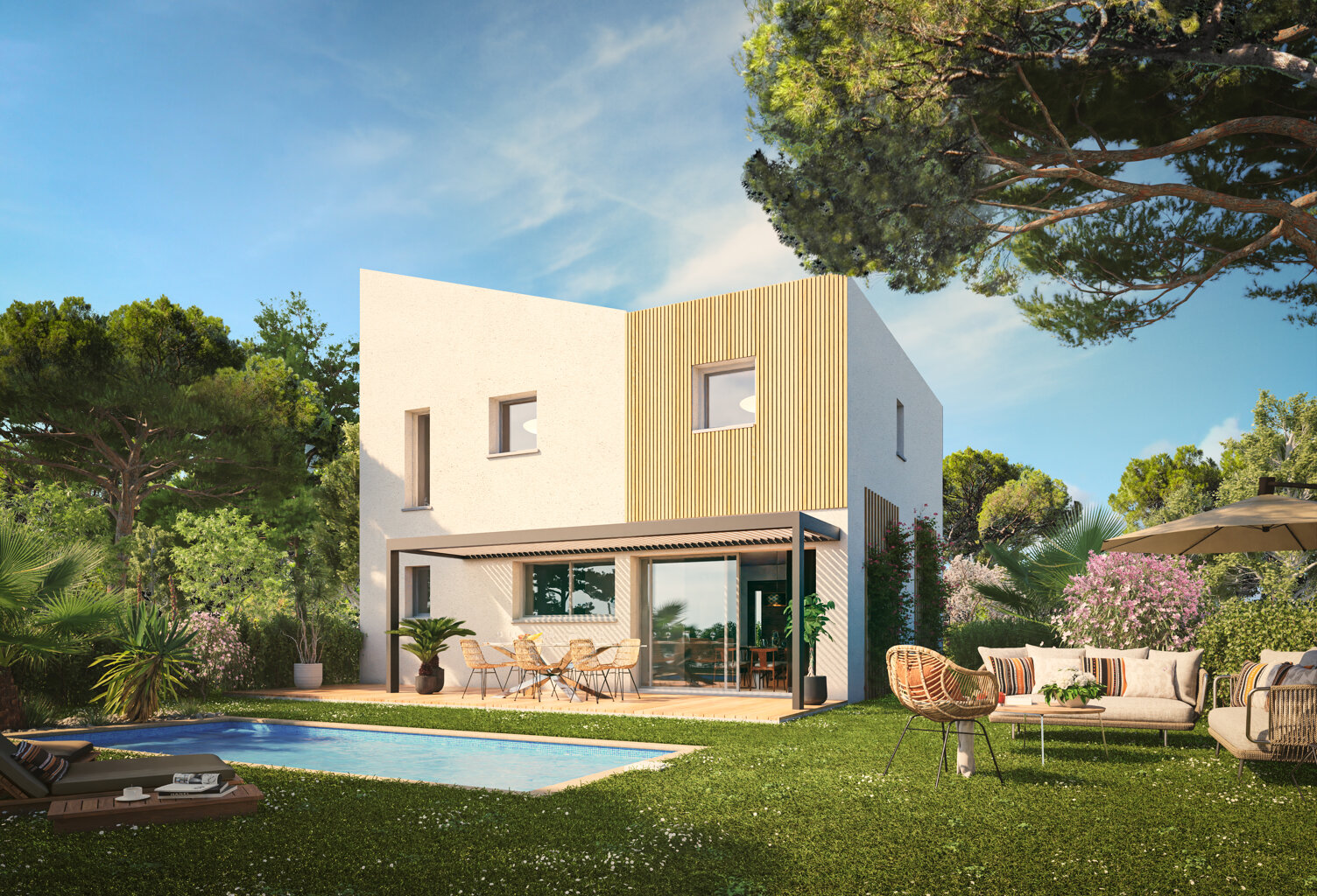 VILLA 4P AVEC JARDIN ET STATIONNEMENT AU CŒUR DE SÉNAS — photo 1