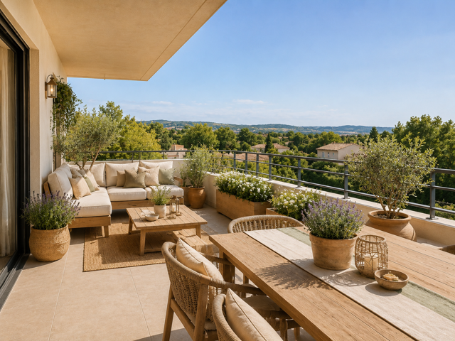 -TRES GRAND 3 PIECES DE 80m² AVEC TERRASSE ET RANGEMENTS — photo du bien