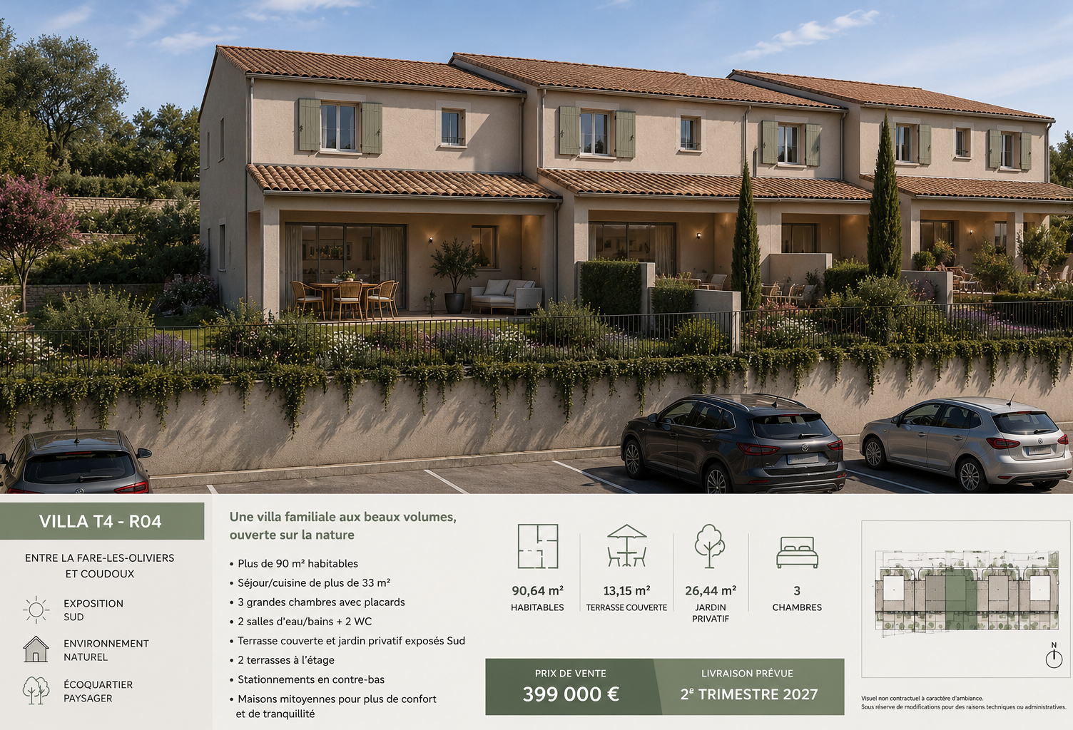 -Villa T4 ouvertes sur la nature, au cœur d’un environnement paysager exceptionnel. — photo 1