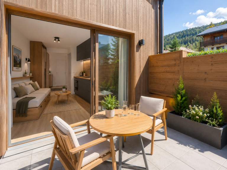 VARS – STUDIO NEUF AVEC BALCON ET STATIONNEMENT AU CŒUR DE LA STATION — photo 1