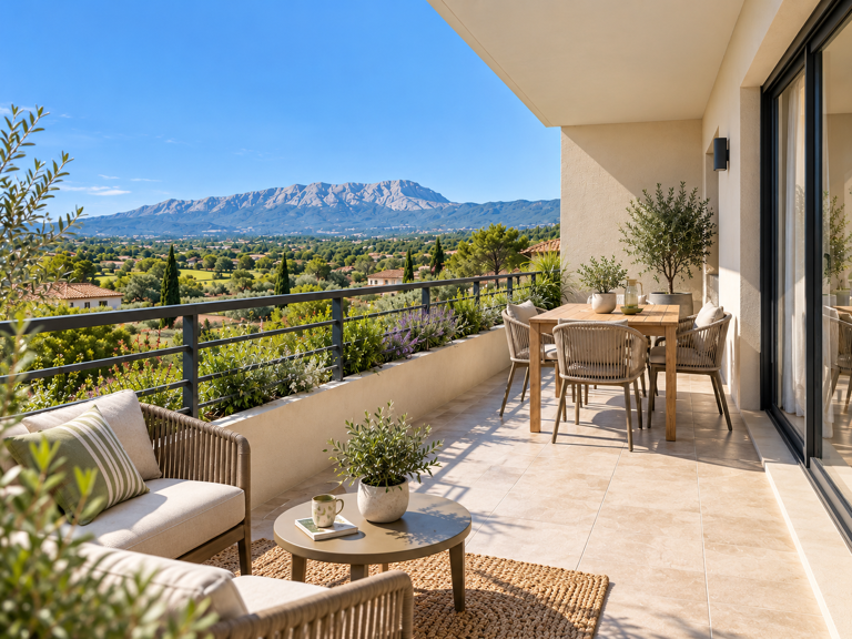 MAGNIFIQUE T2 - VUE SAINTE VICTOIRE A COUTERON — photo 1