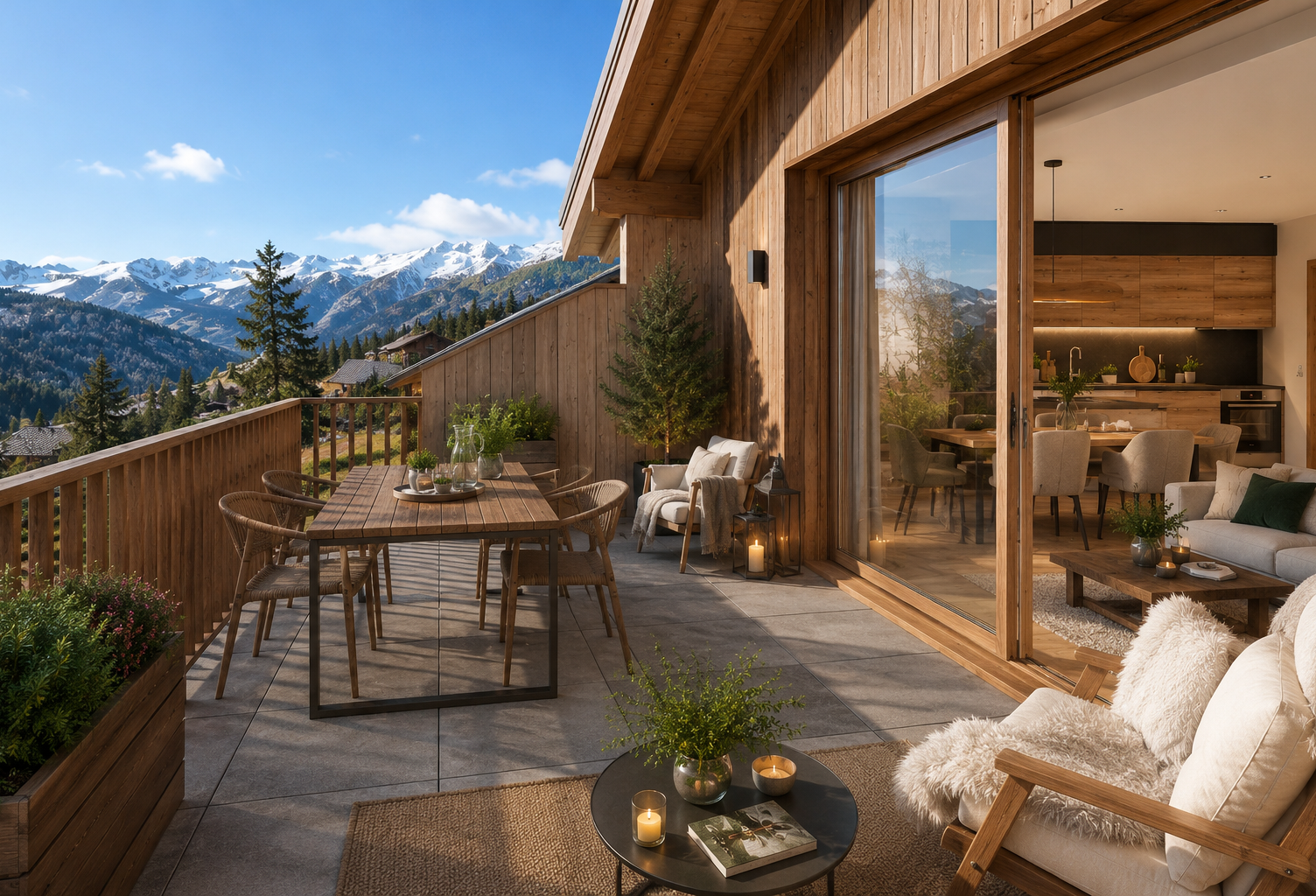 - Appartement neuf 3 pièces avec balcon à deux pas des pistes — photo 1