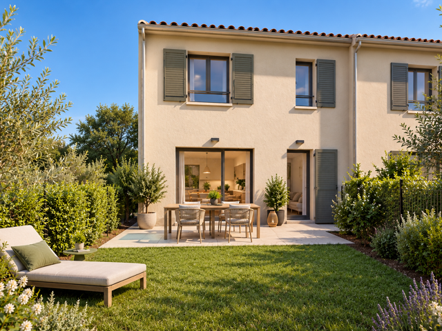 MAISON T3 NEUVE AVEC JARDIN À SALON-DE-PROVENCE — photo du bien