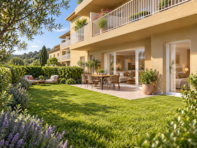 T2 DE 45M² AVEC JARDIN PROCHE THOLONET — photo du bien