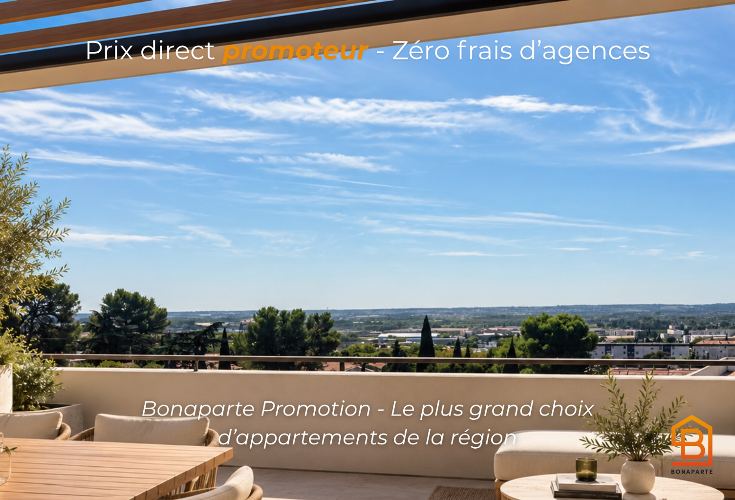 3 CHAMBRES EN DERNIER ÉTAGE, VUE EXCEPTIONNELLE, TERRASSE DE 15 M² – LIVRAISON DÉBUT 2027 — photo 1