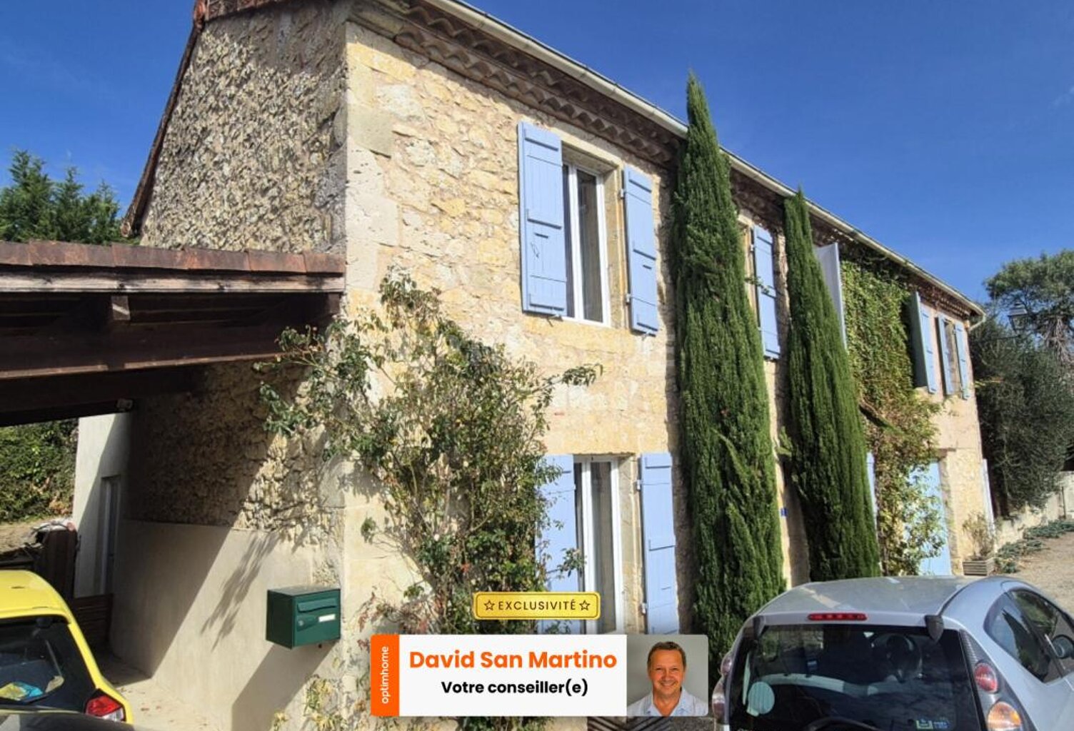 SAINT-PUY (32310) – Charmante maison en pierre avec piscine, jardin clos, 3 chambres et garage, au cœur du village — photo 1