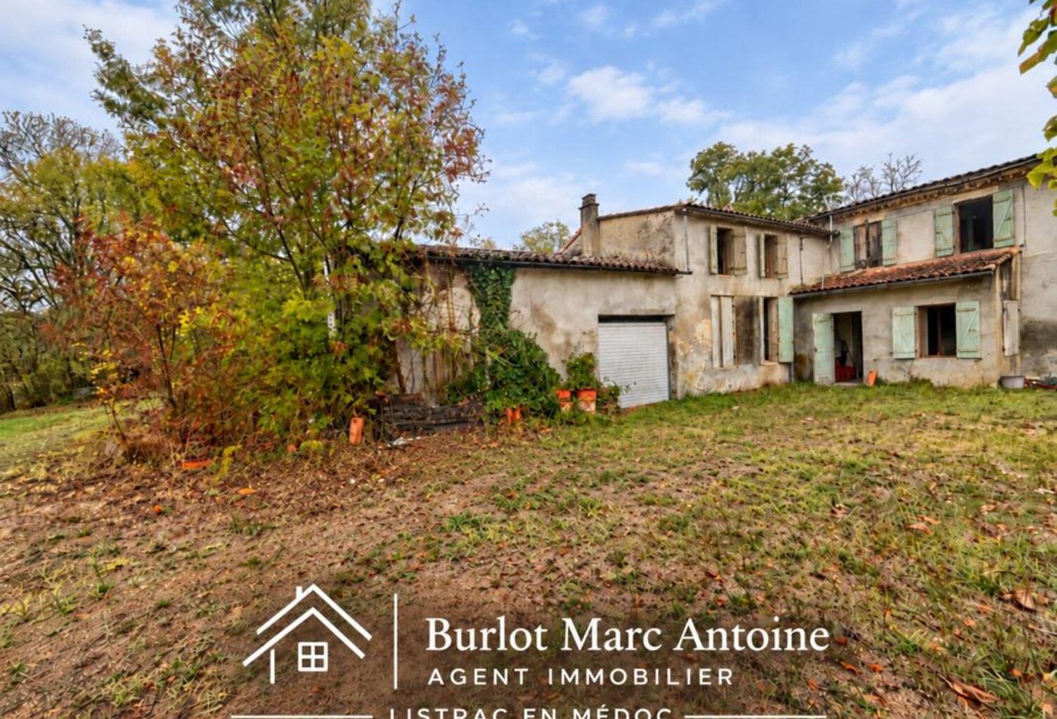 Listrac-Médoc – Maison à rénover – Plusieurs lots possibles – Idéal investisseur — photo 1