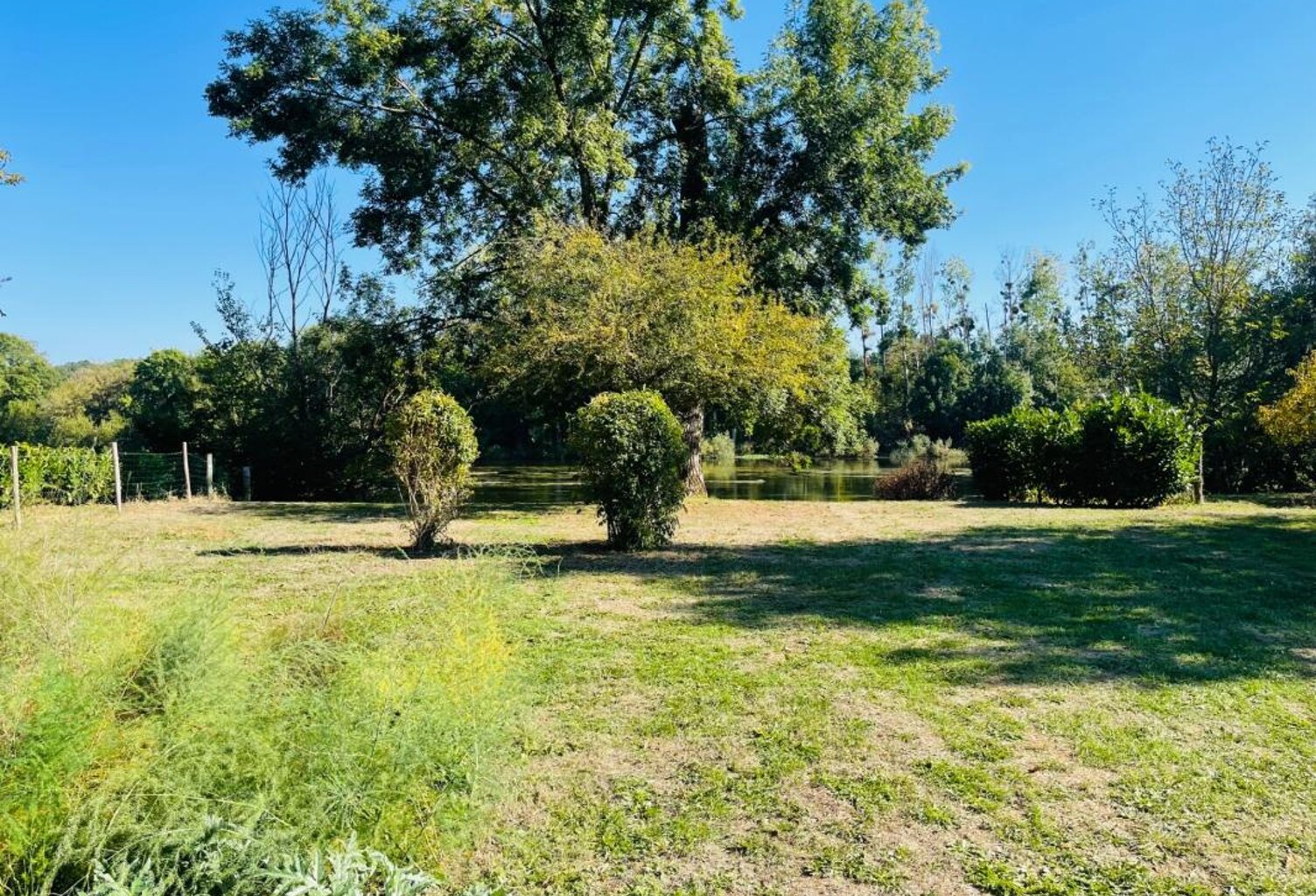 Terrain à vendre * Au bord de la Vienne * Un Véritable Havre de Paix * Terrain Arboré de 1 269 m²  CHAUVIGNY (86) — photo 1