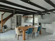 BAVILLIERS - DUPLEX 99 m² AVEC ENTRÉE INDÉPENDANTE, EXTÉRIEUR ET STATIONNEMENTS — photo 3