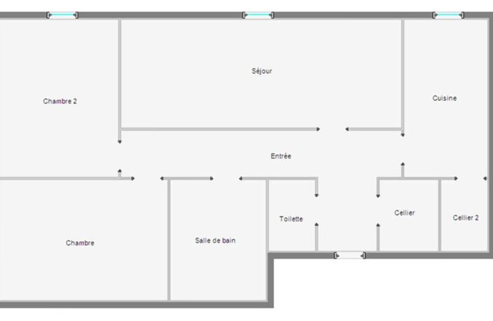 Appartement 3 pièces 66 m² Tours Sud — photo 5