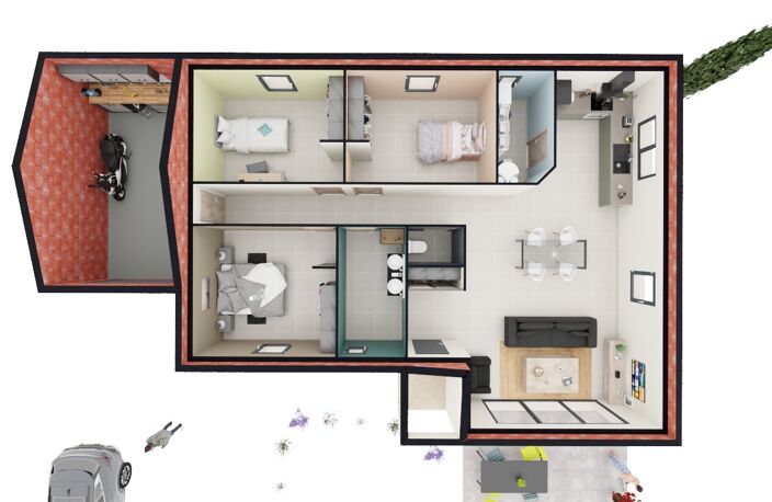 🏡 À vendre: Maison de plain-pied à Malataverne – 3 chambres, terrasse plein sud et garage — photo 3