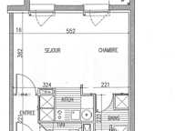 Studio de 31m2 à louer sur Tours — photo 3