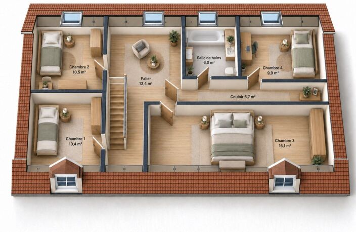 Faites construire votre maison 150.4 m² avec terrain à SONCHAMP (78) ! — photo 4