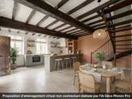 Ferme P5 en campagne àrénover sur un ensemble de 2000 m² de parcelles vendre à THURINS (69) — photo 4