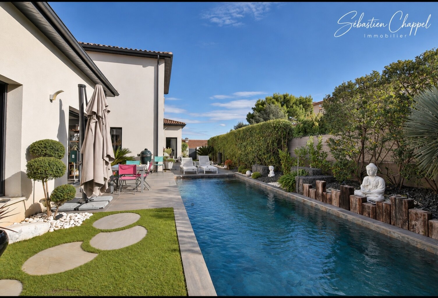 MONTBLANC – VILLA CONTEMPORAINE DE 2018 AVEC PISCINE ET PRESTATIONS HAUT DE GAMME — photo 1