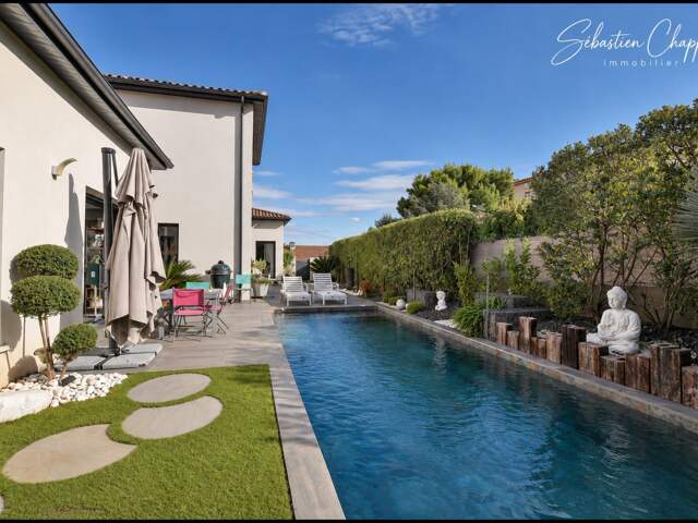 MONTBLANC – VILLA CONTEMPORAINE DE 2018 AVEC PISCINE ET PRESTATIONS HAUT DE GAMME — photo du bien