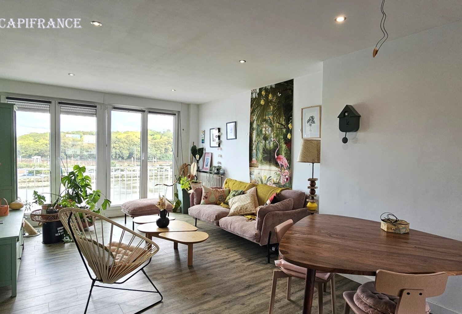 BAYONNE – APPARTEMENT AVEC VUE IMPRENABLE SUR L’ADOUR - T3 AVEC PARKING ET CAVE — photo 1