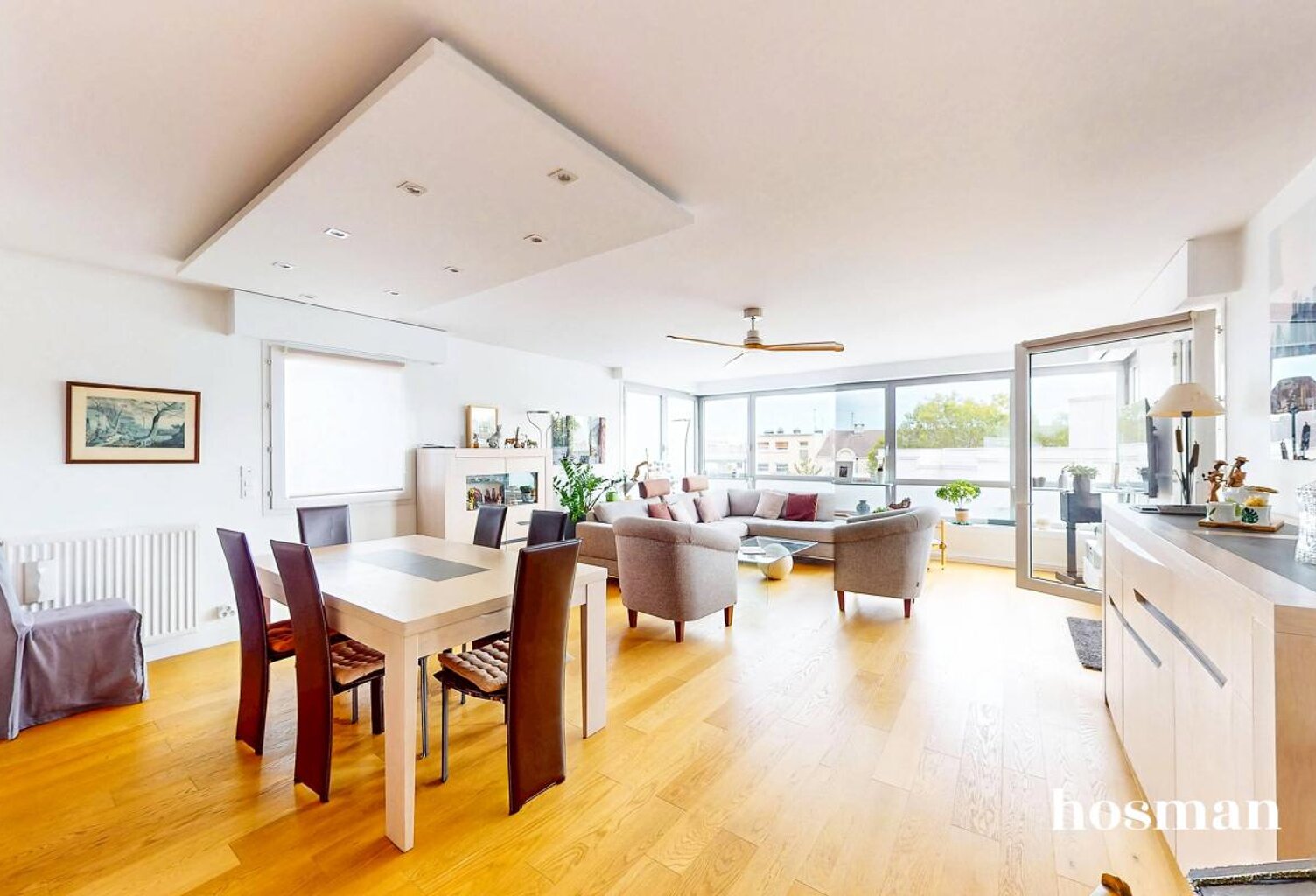Coup de coeur - 5 pièces de 128 m² - Très lumineux et Calme - Terrasse et parkings - Allée Santos Dumont, Suresnes — photo 1