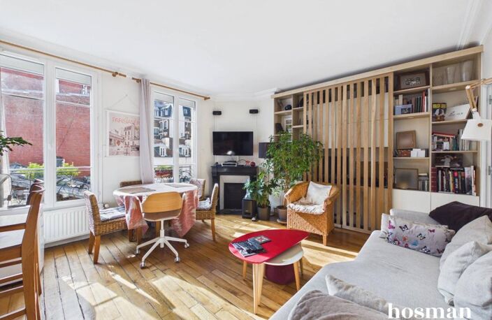 Appartement 3 pièces - 54,83 m² traversant vue dégagée, lumineux, calme - Passage Geffroy-Didelot, Paris — photo 3