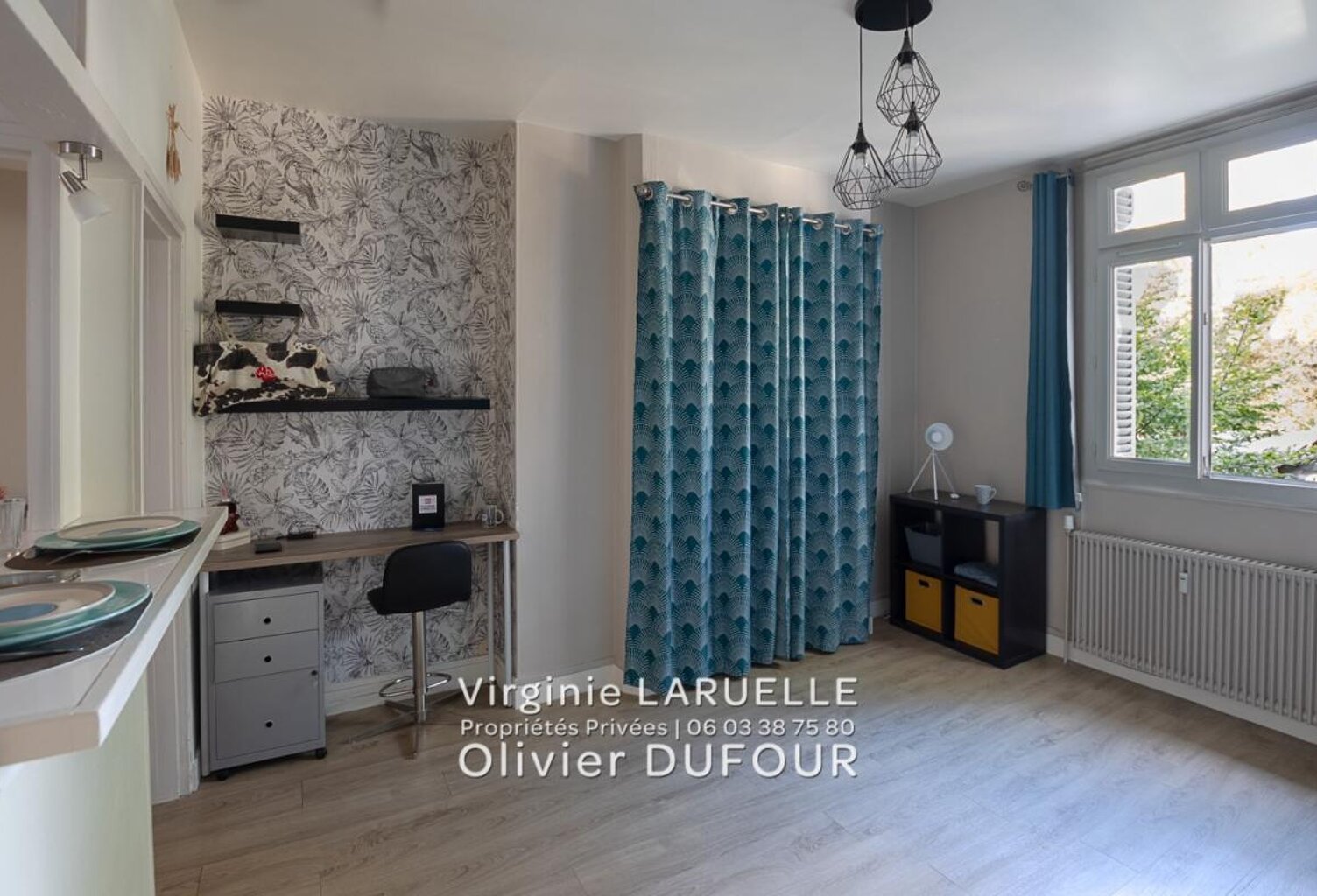 Appartement avec cuisine ouverte sur pièce principale et parking, Rouen Gare — photo 1