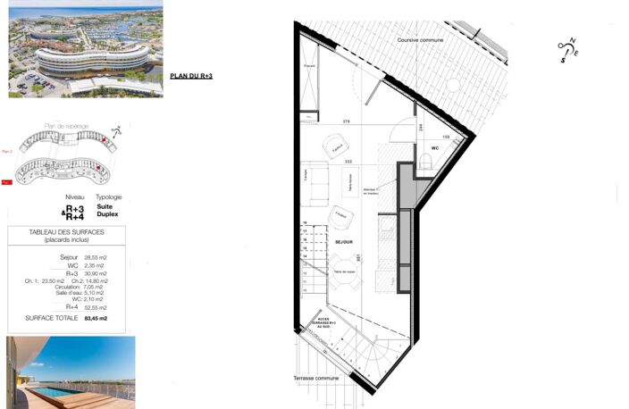 VILLAGE NATURISTE. Grand Duplex T3 de plus de 83 m² avec Garage Privé — photo 2