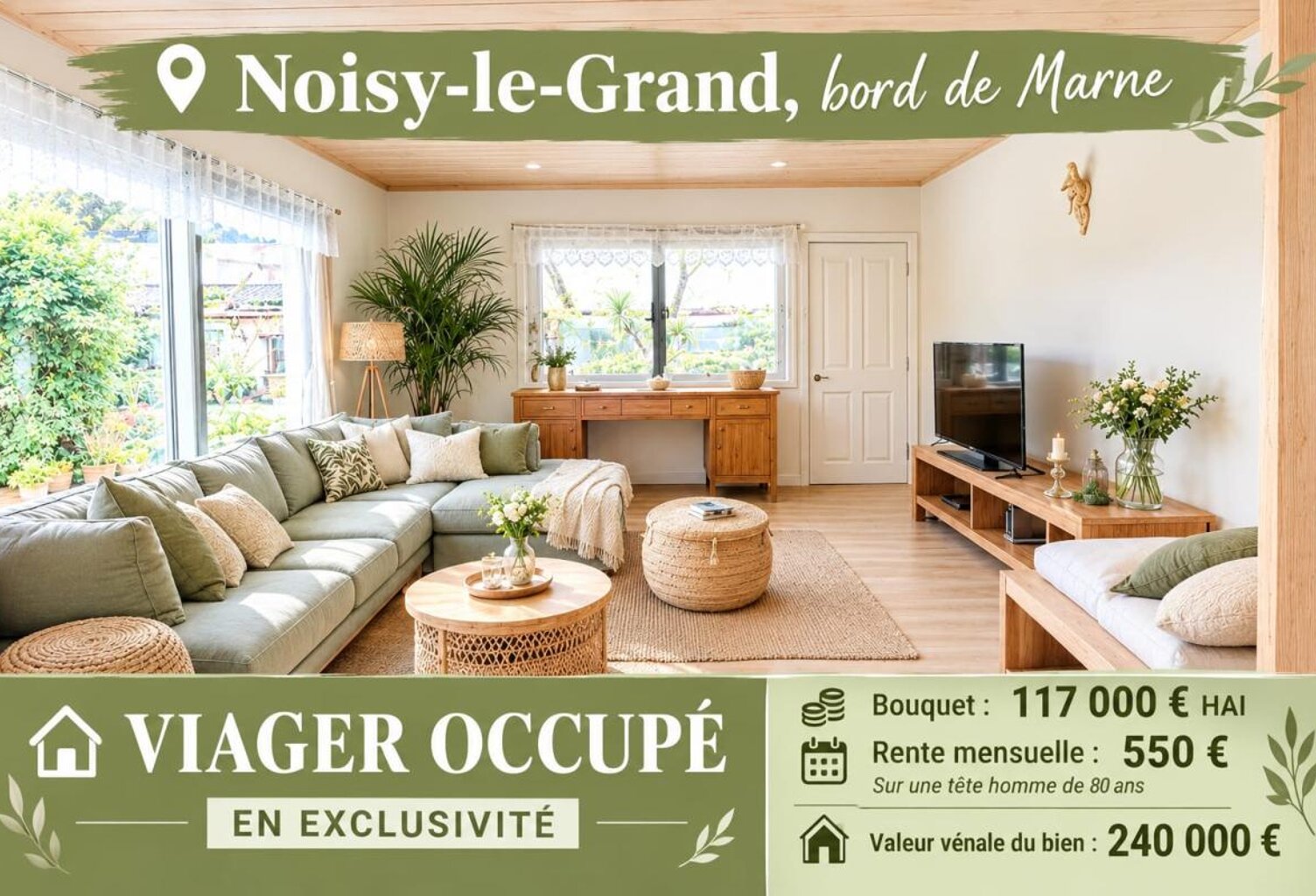 Bords de Marne *** Mobile Home amélioré isolé et climatisé  Noisy Le Grand — photo 1