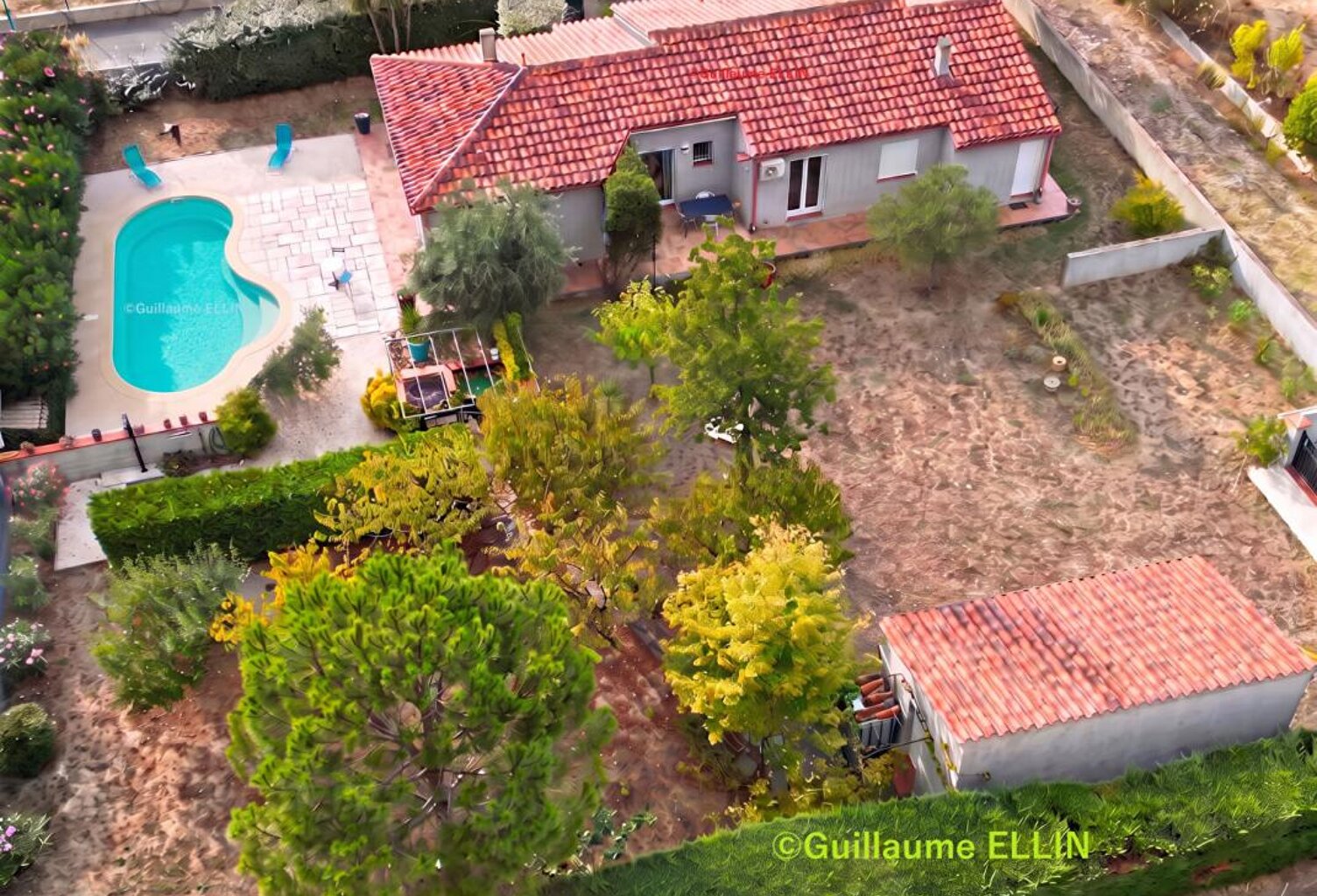 Maison + piscine+ terrain constructible — photo 1