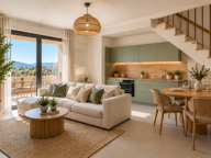 T3 DUPLEX DERNIER ETAGE  AVEC TERRASSE DANS RESIDENCE INTIMISTE A COGOLIN — photo 2