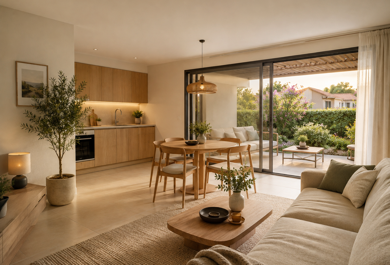 SPACIEUX T2 DE 46 M² AVEC TERRASSE ET PARKING AU CALME PROCHE DE TOUS COMMERCES — photo 1