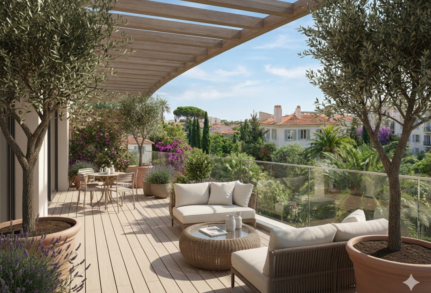 - SUPERBE OPPORTUNITE A 100M DES PLAGES, T4 TRAVERSANT EN DERNIER ETAGE PLEIN SUD — photo 1