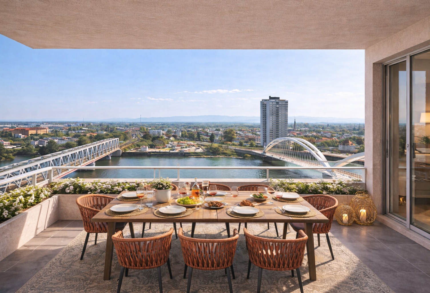 Dernier étage – Superbe 5 pièces avec plafond de 2,80 m et vue panoramique – Loggia et potentiel séj — photo 1