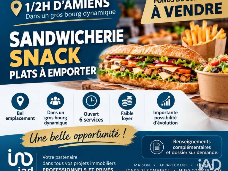 Vente Sandwicherie 50 m&sup2; — photo 1
