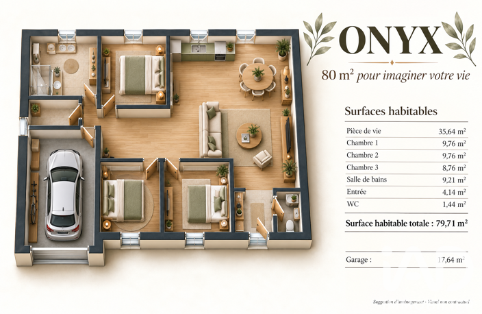 Vente Terrain à bâtir 439 m&sup2; — photo 2